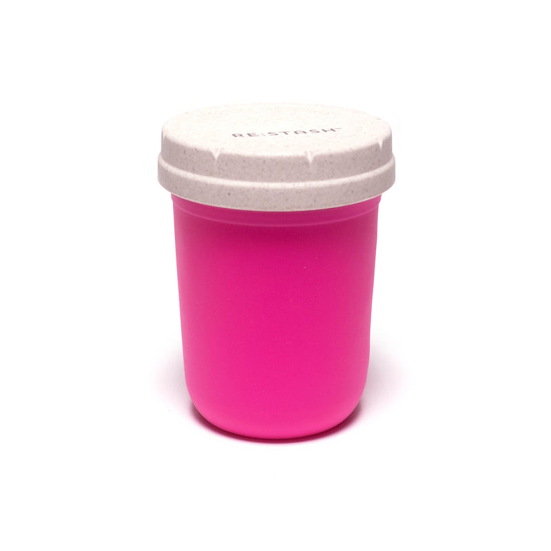 Re:Stash - Pink Jar w/ White Lid - 8oz - The Cave