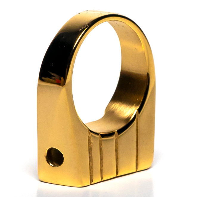 RAW - Gold Smoker Ring - Size 10 - The Cave