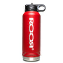 ROOR - 32oz Engraved Logo Water Bottle - Red - The Cave