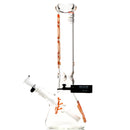 ROOR.US - Intro Collector Series - 99 Series - 14" Beaker - 50x5 - Orange & White - The Cave