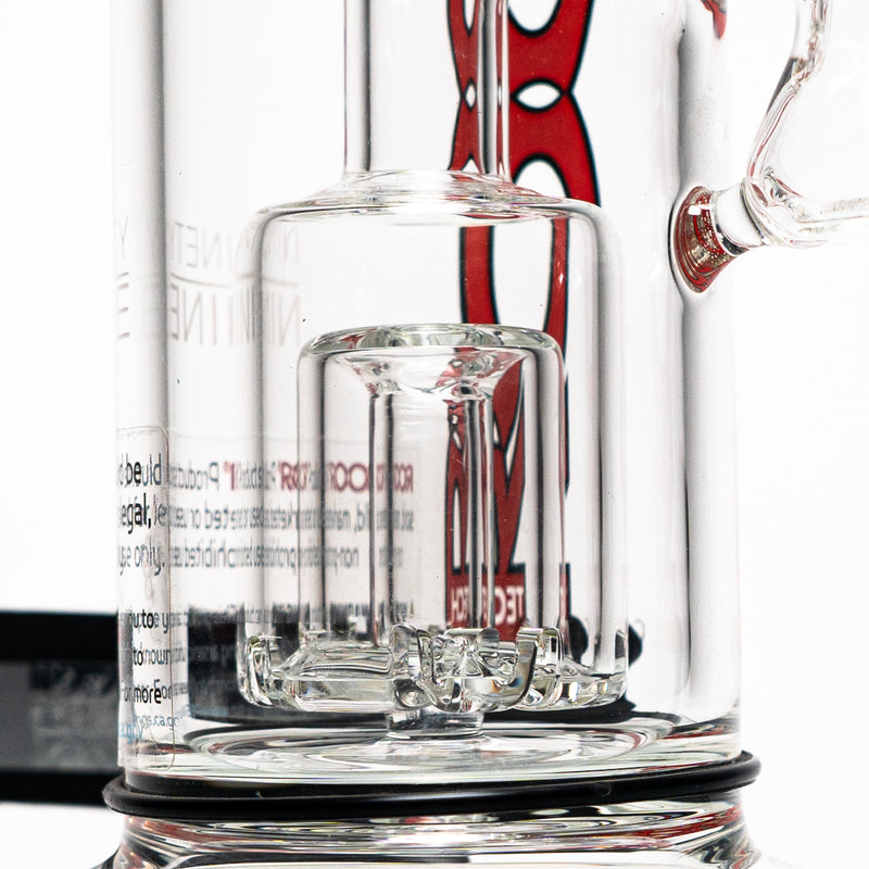 ROOR.US - 99 Series - Single Chamber Barrel Bubbler - Red & Black - The Cave