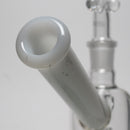 ROOR - 99 Series - Fixed Bubbler w/ Barrel Perc - White - Black & White Label - The Cave