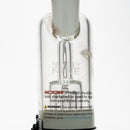 ROOR - 99 Series - Fixed Bubbler w/ Barrel Perc - White - Black & White Label - The Cave