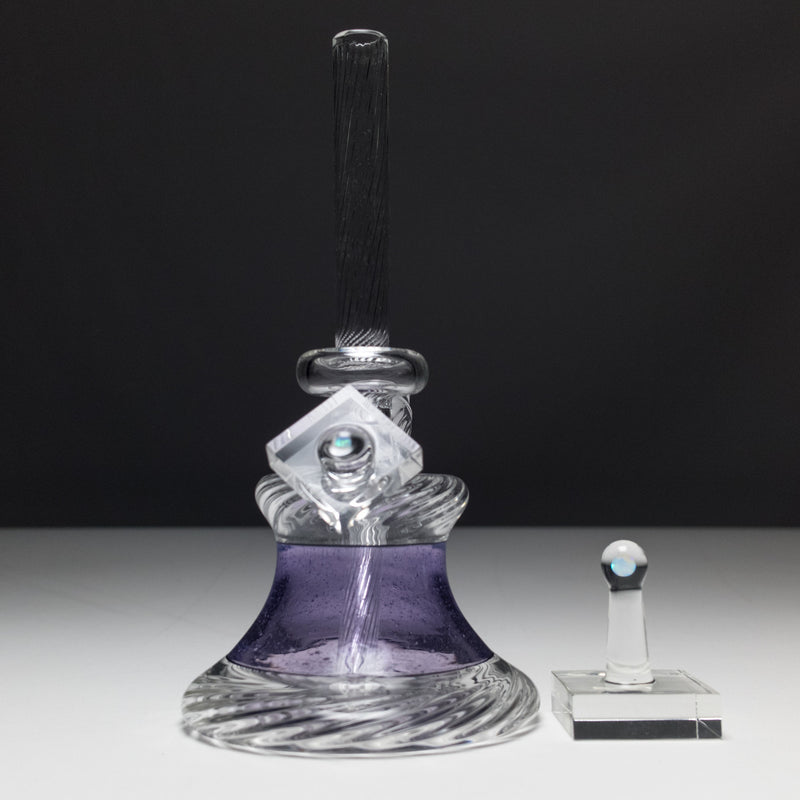 Andy Roth - Vintage Executive Tube - Purple Lollipop & Clear - The Cave