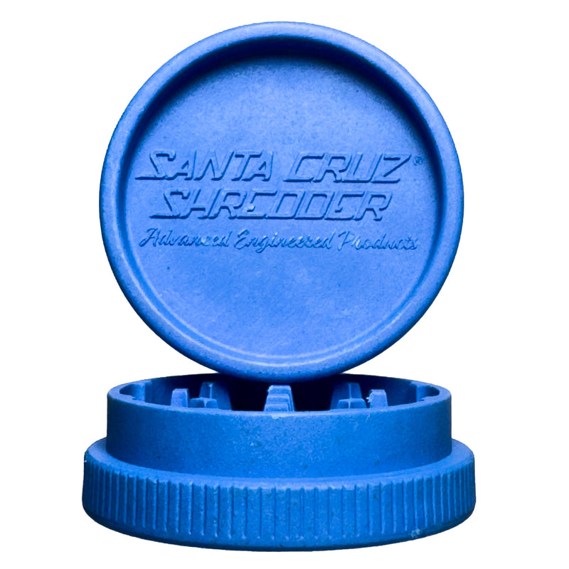 Santa Cruz Shredder - Hemp Grinder - 2 Piece - Blue - The Cave