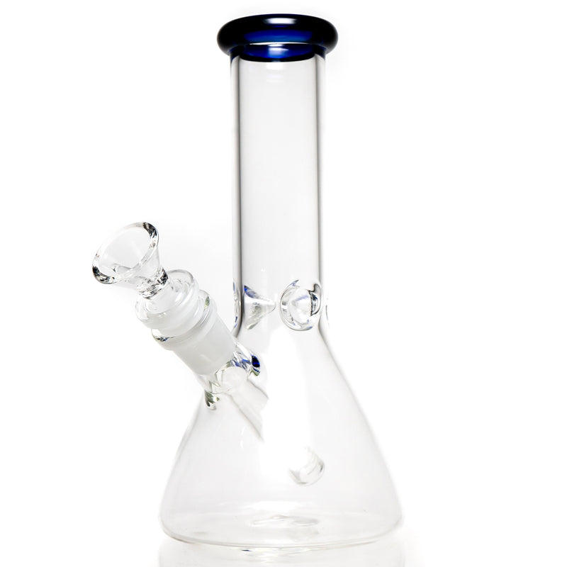 Shooters - 8" Beaker - Cobalt Accent - The Cave