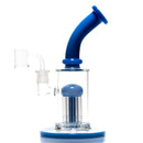 Shooters - 8 Arm Tree Bubbler - Milky Blue - The Cave