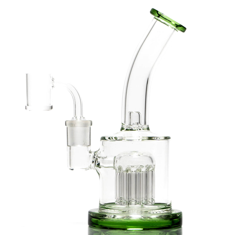 Shooters - 10 Arm Tree Bubbler w/ Splash Guard - Green - The Cave
