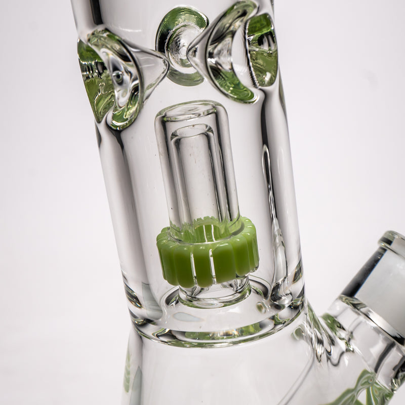 Shooters - 15"  Base Beaker - Circ - Miky Green - The Cave