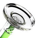 Shooters - Double Slitted Bubbler - Green Accents - The Cave