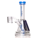 Phoenix Star - Fixed Mini Beaker - Milky Blue Accents - The Cave