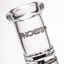 Phoenix Star - 10" Fixed Glycerin Beaker - Black - The Cave