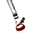Phoenix Star - 18" Triple Band Beaker - 7mm - Red & White Accents - The Cave