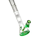 Phoenix Star - 13" Beaker w/ Tree Percs - Green & Gold Label - The Cave