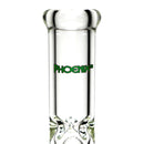 Phoenix Star - 13" Beaker w/ Tree Percs - Green & Gold Label - The Cave