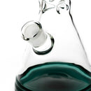 Shooters - 17" Multi Ice Pinch Beaker - Teal - The Cave