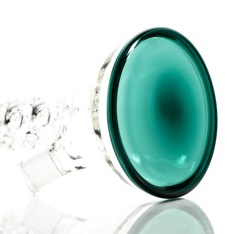 Shooters - 17" Multi Ice Pinch Beaker - Teal - The Cave