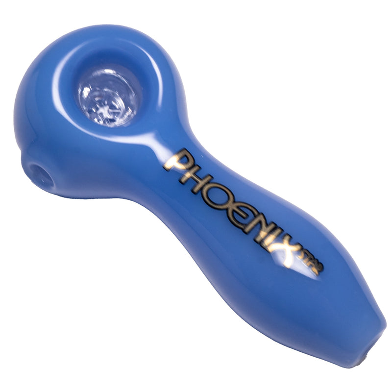 Phoenix Star - Screen Spoon Pipe - Milky Blue - The Cave