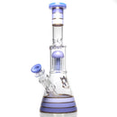 Phoenix Star - 14" Tree Perc Beaker - 8 Arm - Milky Purple - The Cave