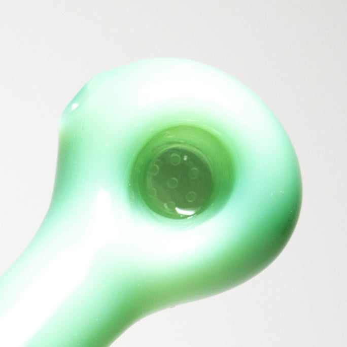 Shooters - Honeycomb Screen Spoon Pipe - Mint - The Cave