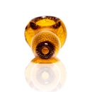 Shooters - 4" Air Bubble Spoon Pipe - Amber - The Cave