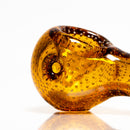 Shooters - 4" Air Bubble Spoon Pipe - Amber - The Cave