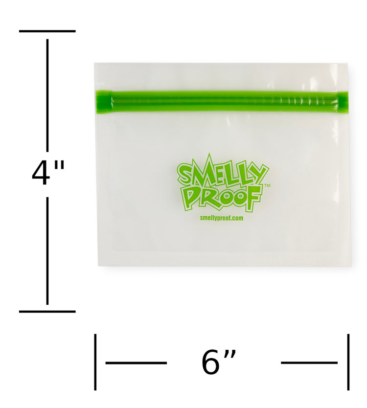 Smelly Proof - Small Bag - Clear - 5 Pack Bundle - The Cave