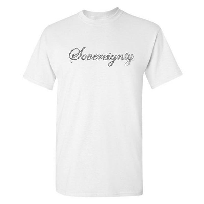 Sovereignty - T-Shirt - White w/ Black - 2XL - The Cave