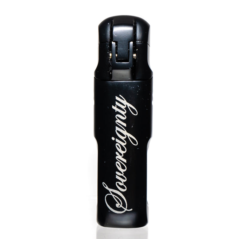 Vector X Sovereignty - Torpedo - Quad Flame Torch Lighter - Matte Black - The Cave