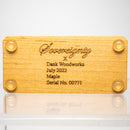 Sovereignty x Dank Woodworks - Slide Display - 2 Slot - 18mm - Maple - The Cave