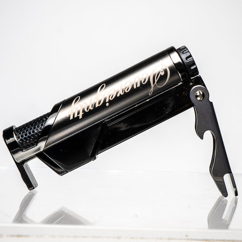 Vector X Sovereignty - Jet Z - Single Flame Torch Lighter - Gun Metal - The Cave