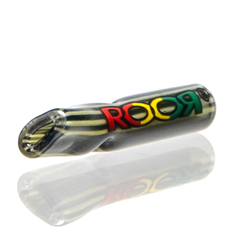 ROOR - Custom Tips - Flat Tip - Sparkle Black & Yellow Linework