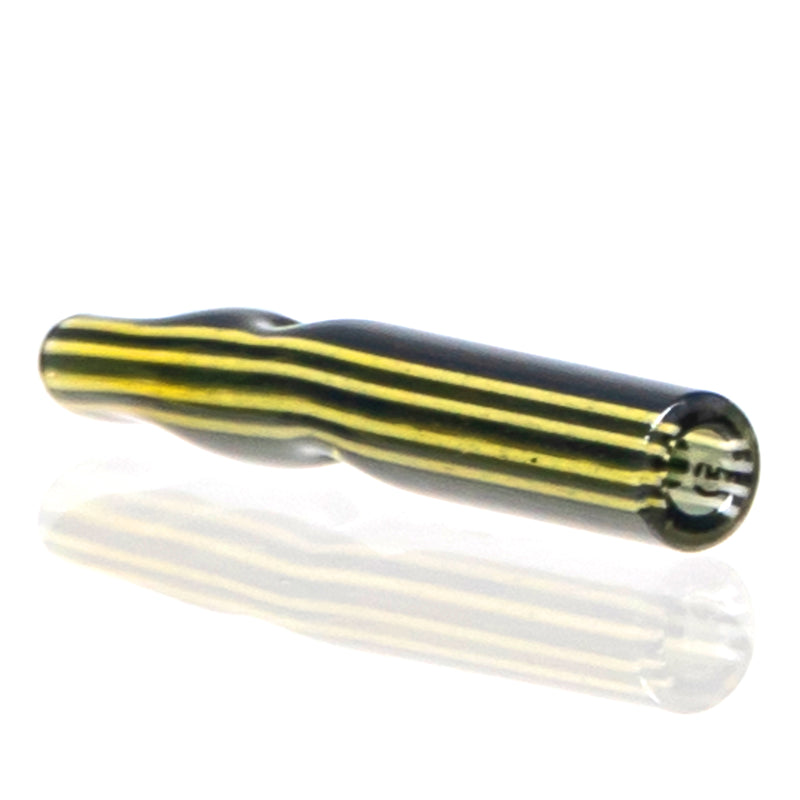 ROOR - Custom Tips - Flat Tip - Sparkle Black & Yellow Linework