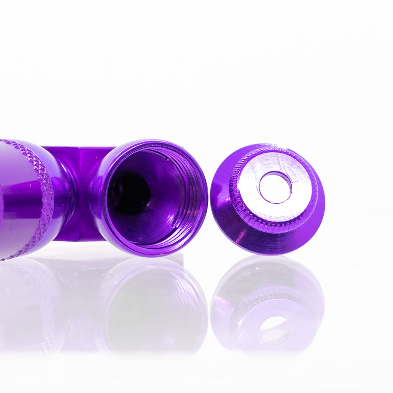 Metal Pipe - Stand Up - Double Chamber - Purple - The Cave