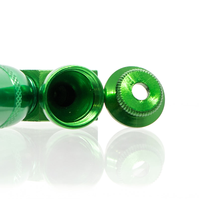 Metal Pipe - Stand Up - Double Chamber - Green - The Cave