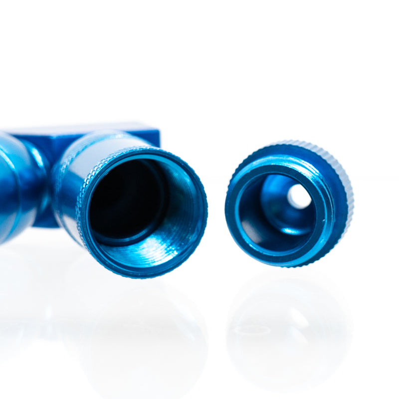 Metal Pipe - Stand Up - Triple Chamber - Blue - The Cave