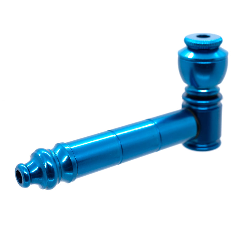 Metal Pipe - Standard - 3.5" - Blue - The Cave