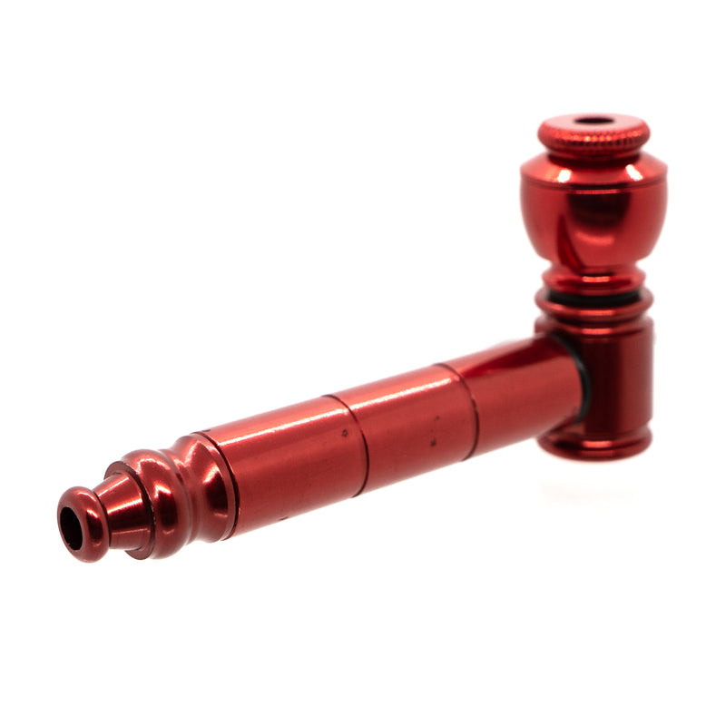 Metal Pipe - Standard - 3.5" - Red - The Cave