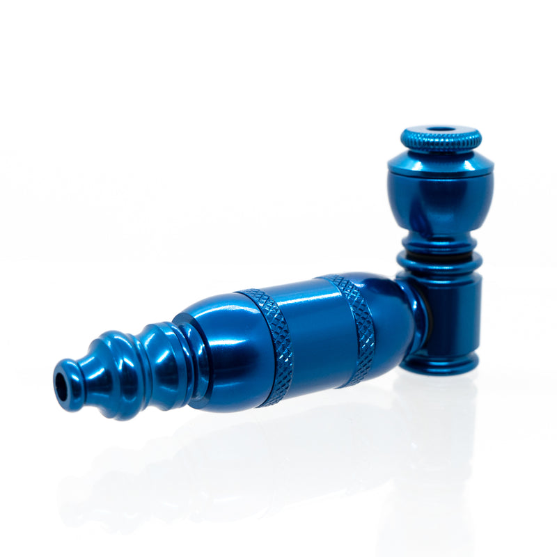 Metal Pipe - Standard - Double Chamber - Blue - The Cave