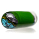 Steve H Glass - Artist Series Pillar - Venusaur - Forest Green - The Cave