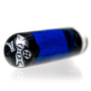 Steve H Glass - Artist Series Pillar - Black & White Monogram - Cobalt - The Cave