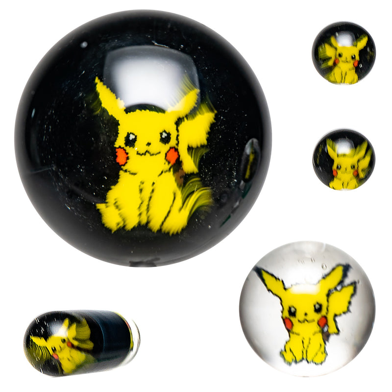 Steve H Glass - Artist Series Slurper Set - 5 Piece - Pikachu - Black - The Cave