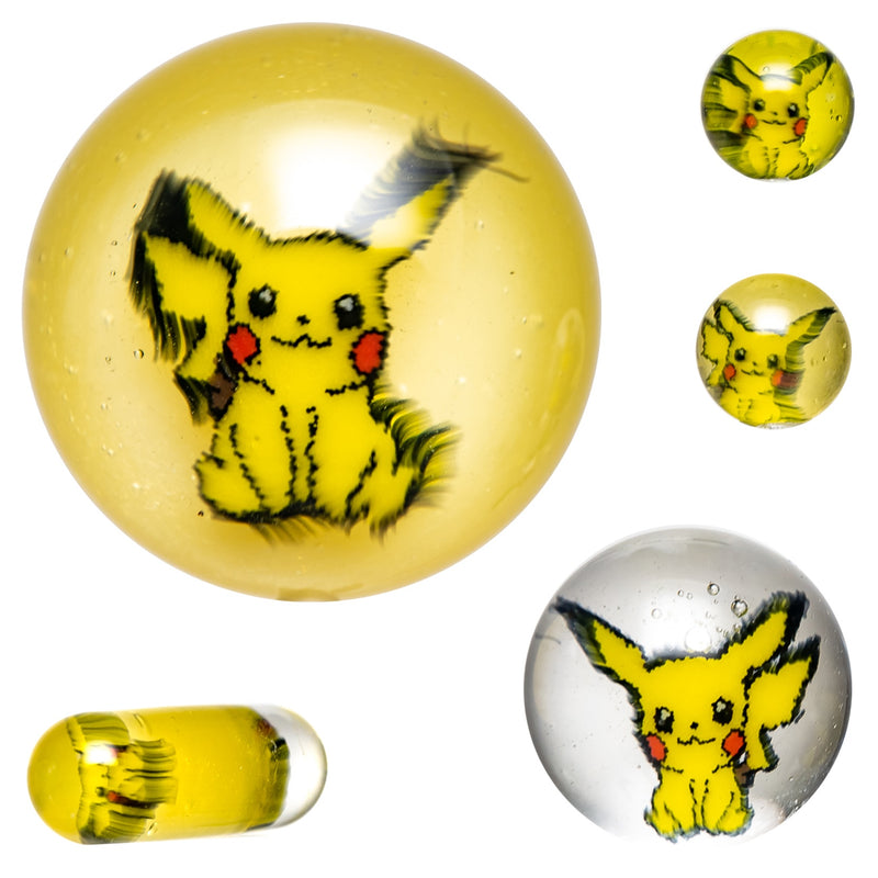 Steve H Glass - Artist Series Slurper Set - 5 Piece - Pikachu - CFL Pastel Serum - The Cave