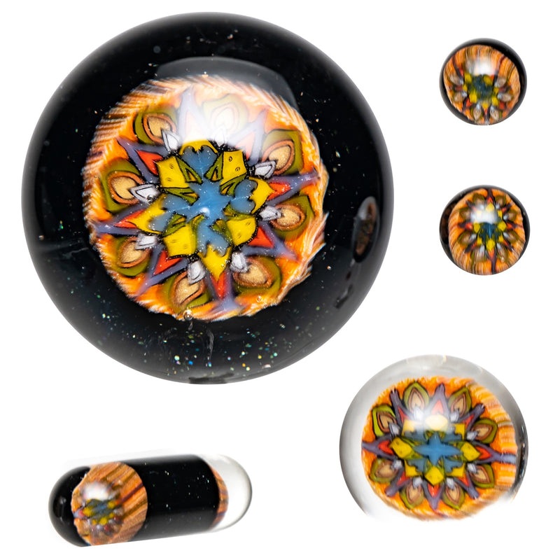 Steve H Glass - Artist Series Slurper Set - 5 Piece - Multi Stack - Galaxy - The Cave