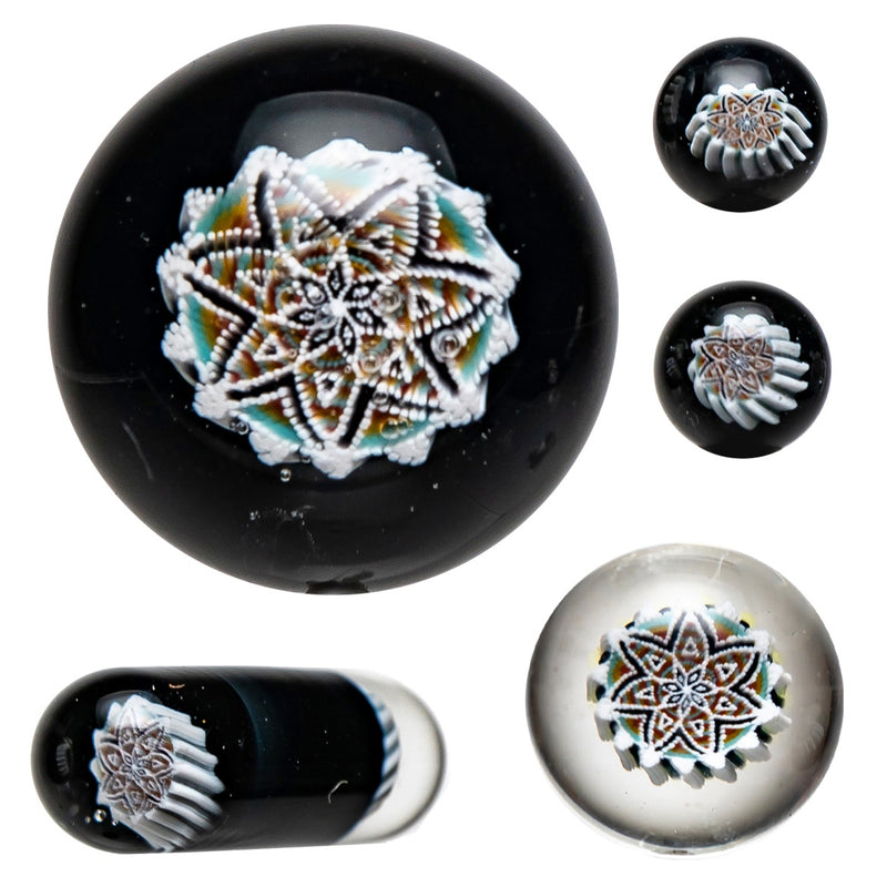 Steve H Glass - Premium Series Slurper Set - 5 Piece - Star Mandala - Black - The Cave