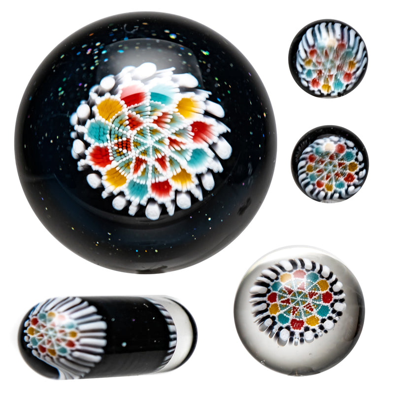 Steve H Glass - Premium Series Slurper Set - 5 Piece - Geo Mandala - Galaxy - The Cave