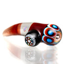 Steve H Glass - Dabber/Poker - Dot Stack & Opal - Pomegranate - The Cave