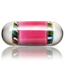 Steve H Glass - Standard Series Pillar - Smiley Flower - Karma - The Cave