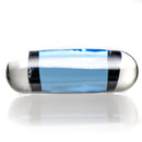 Steve H Glass - Artist Series Pillar - Black & White Monogram - Blue Dream - The Cave