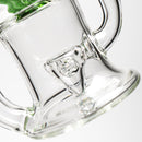 Tube Sock Glass Hustle - Brain Bubbler - Green Stardust Accent - The Cave